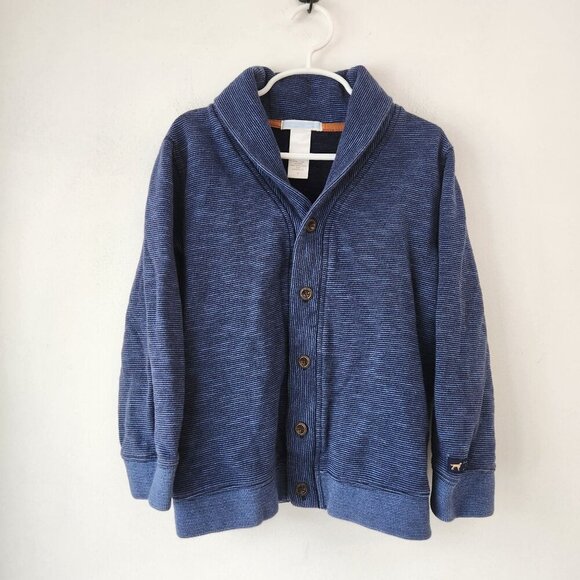 Janie and Jack Other - Janie and Jack Blue Cardigan Sweater Uniform Button Front Boys Size 6